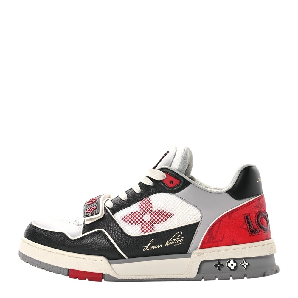 LOUIS VUITTON  Monogram Mens LV Trainer Sneakers